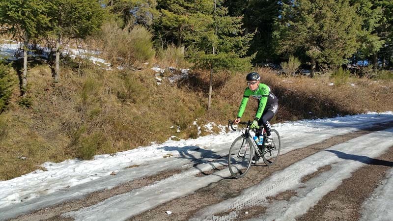 vélo-in-the-neige